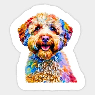 Pop-Art Lagotto Romagnolo Impressionism Sticker